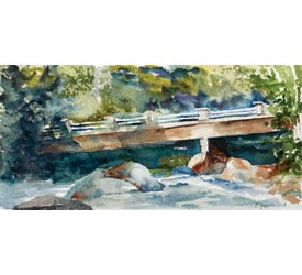 May - "The Bridge at Hopper Corner" by Cindy Grosso